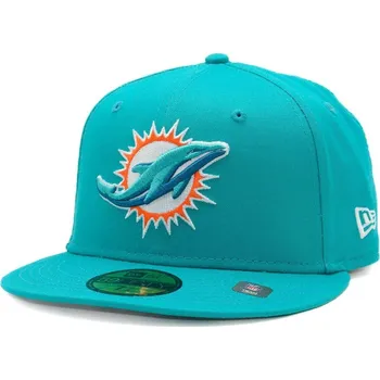 Módní doplněk Kšiltovka New Era - 59FIFTY - Miami Dolphins - Team Color velikosti fitted caps 7 5/8 (60.6 cm)