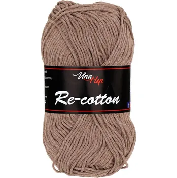 Vlna Hep Re-cotton 81060 středně hnědá