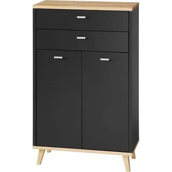 Koupelnový nábytek L&B Boční koupelnová skříňka MR-1506, antracitová