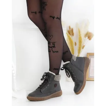 Dámská zimní obuv Chun sen Šedé farmářky M227-5G Velikost: 37