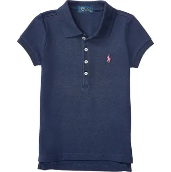 Pánské tričko Dětská bavlněná polokošile Polo Ralph Lauren 312573242008 námořnická modř 59X, vel. 124-128