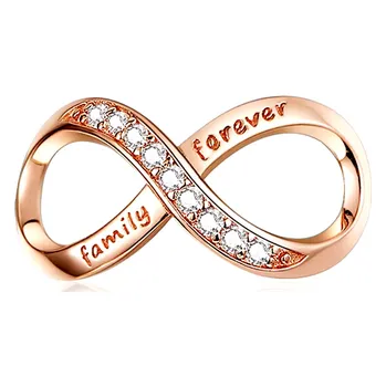 Šperk Prosperk Korálek na náramek family forever rose gold