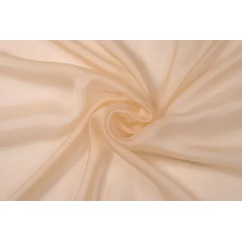 Hedvábný šifon, pudrový, 1m, sartor.cz