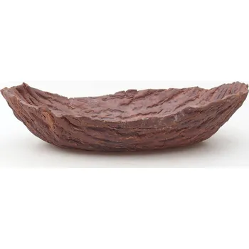 Květináč Keramická Skořápka 27 x 19 x 7 cm hnědá