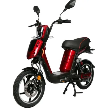 Elektromobilita Elektroskútr RACCEWAY® E-BABETA®, vínová-metalíza, bez baterie Bez Nabíječky - odpovídající Nabíječku mám Baterie Olověná-48V 12Ah, B + 4.900 Kč