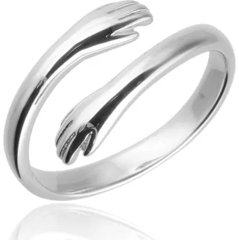 Prsten Argento 73111 Stříbrný prsten - objetí | Velikost prstenu: 56mm