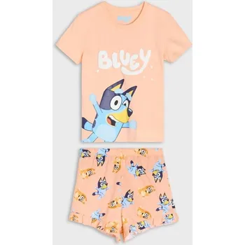 Dívčí oblečení Sinsay - Dvoudílná pyžamová souprava Bluey - oranžová - 7519G-20X - 7519G-20X-128