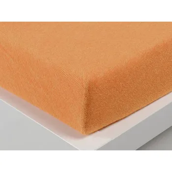 XPOSE® Froté prostěradlo Exclusive - oranžové 160x200 cm, Froté + Prodloužená možnost vrácení zboží do 50 dnů