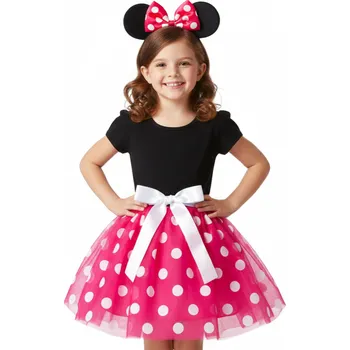 Karnevalový kostým Kostým - myška Minnie růžová Velikost: M (110)