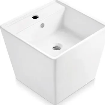 Bathco 4059 - Umyvadlo na desku GENOVA 42x42 cm porcelán/bílá