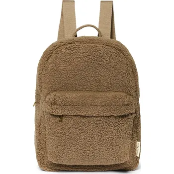 Městský batoh STUDIO NOOS Teddy Midi Backpack - batoh s přední kapsou L Brown