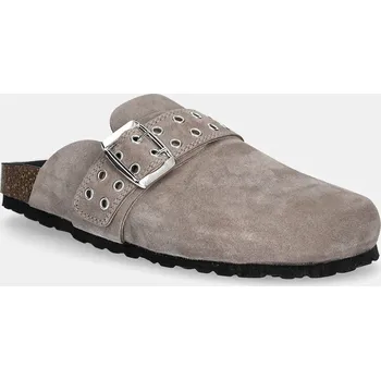 Dámské pantofle Semišové pantofle Bianco BIAMIAMI 11201782 šedá 09A, EUR 36