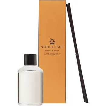 Aroma difuzér Noble Isle Whisky & Water Vonný difuzér Velikost: 180 ml - náhradní náplň Whisky & Water Fine Fragrance Reed Diffuser