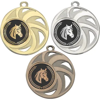 Koně medaile DI4503-LAC032 Zde napište text na štítky a součet zadejte do košíku. Více informací viz.POPIS v dolní části.