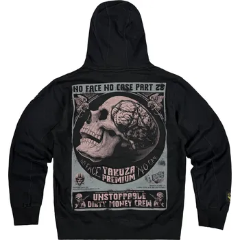 Pánská mikina Pánská mikina Yakuza Premium s kapucí 4025 B black velikost: 4XL