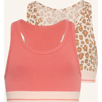 Podprsenka Sanetta Dívčí 2 Kusy Podprsenek, oranžová / světle hnědá /...