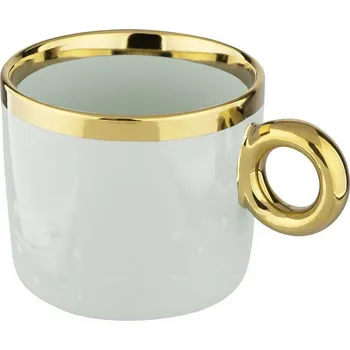 Altom Porcelánový hrnek Palazzo dots 350 ml, šalvějová, zelená