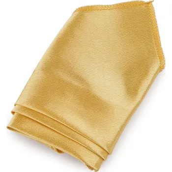 Látkový kapesník Saténový kapesníček do saka v krabičce Varianta: 20 (23) zlatá, Balení: 1 ks