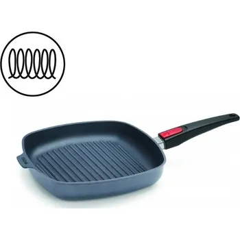 Pánev WOLL Diamond Lite IND grilovací pánev 24x24x4,5 cm odním. rukojeť 1624-1DPI