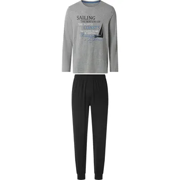 Pánské pyžamo esmara Men Pánské pyžamo (šedá/černá, XL (56/58))