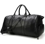 Cestovní taška 59423-10 Černá kůže 17 l