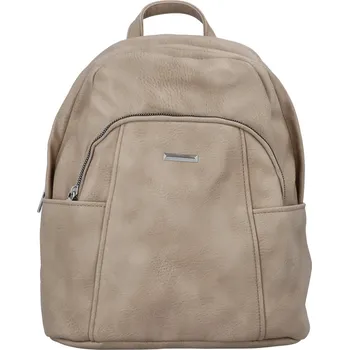 Městský batoh Dámský koženkový batoh Sasha, soil