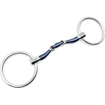 Udidlo pro koně Udidlo stihlové dvakrát lomené Sweet Iron Mats Fager 11,5 cm