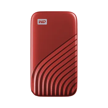 Externí pevný disk WD My Passport 1TB červený, WDBAGF0010BRD-WESN