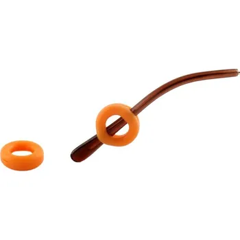 Pouzdro na brýle Protiskluzové silikonové nástavce (fixator) na brýle 2ks orange