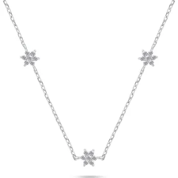 Módní doplněk Brilio Silver Půvabný stříbrný náhrdelník se zirkony NCL109W + 2 měsíce na vrácení zboží