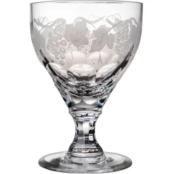 Sklenice Broušená sklenice, Vinná réva, Glamour Crystal, 420 ml, 2 ks