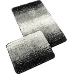 Bellatex Koupelnová sada předložek SILVER 60x100+60x50cm šedá/černá