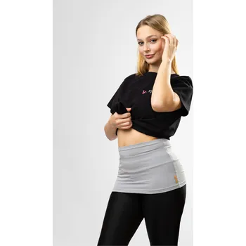 VFstyle Ledvinový pás Bamboo, světle šedý Velikost: 2XL