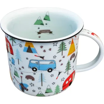 Český porcelán, a.s., Dubí Hrnek Tina, 380 ml, kemping, Český porcelán Dubí