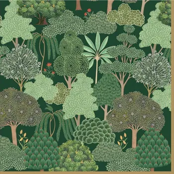 Papírový ubrousek Vzorované ubrousky EASY LIFE 33 × 33 cm zelené 20 ks