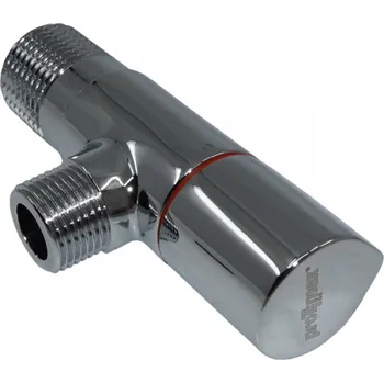 Ventil WC Rohový ventil s keramickým vrškem PROTIMEX AP009R 1/2"x3/8" červený - VR/2759