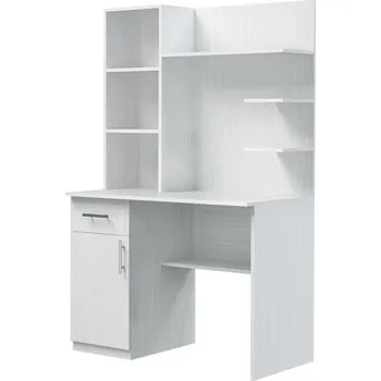 Psací stůl VerDesign JONAS PC stolek E6-bílé dřevo-levý