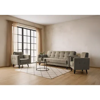 Sedací souprava Sedací souprava LINIA 3+1+1 béžová