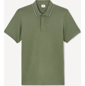 Pánské oblečení Celio Polo tričko Jevrait 1150912 Khaki S