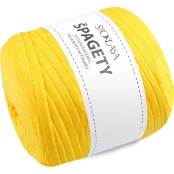 Příze Špagety / příze 550 g žlutá 1 ks