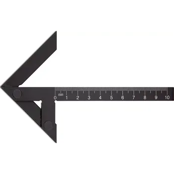Úhloměr Úhelník středící plochý 300x180mm FORTIS