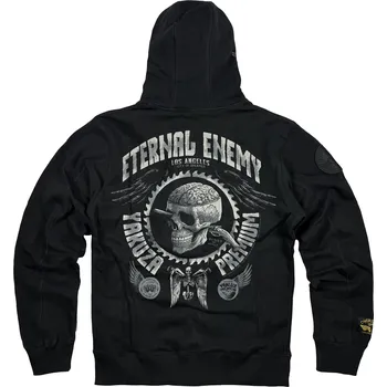 Pánská mikina Pánská mikina Yakuza Premium s kapucí 4025 A black velikost: 5XL