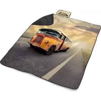 deka Sablio Plážová deka Autobus veterán: 200x140 cm