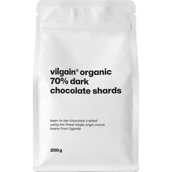 Čokoláda Vilgain Lámaná čokoláda BIO – 70% tmavá čokoláda 200&nbsp;g