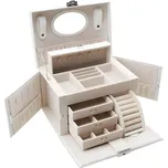 Šperkovnice 9496-11 Bílá syntetická kůže