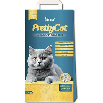 Podestýlka pro kočku Pretty Cat Bentonite Ultra 10 kg poškozený obal