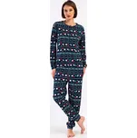 Dámský overal Merry christmas - tmavě modrá - XL