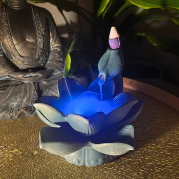 Čajovna Mani Bhadra - Lotosová fontána na tekoucí dým