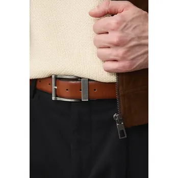 Opasek Oboustranný pásek Medicine RW25-PAM301 hnědá 88X, vel. XL