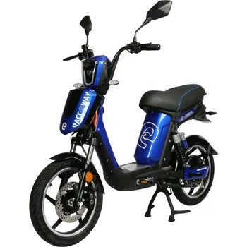 Elektrický skútr Elektroskútr RACCEWAY® E-BABETA®, modrá-lesklá, bez baterie Bez Nabíječky - odpovídající Nabíječku mám Bez Baterie - odpovídající Baterii mám